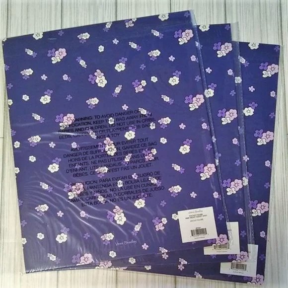 Vera Bradley Other - 3 Vera Bradley Deep Night Paisley Ditsy Pocket Folders NWT